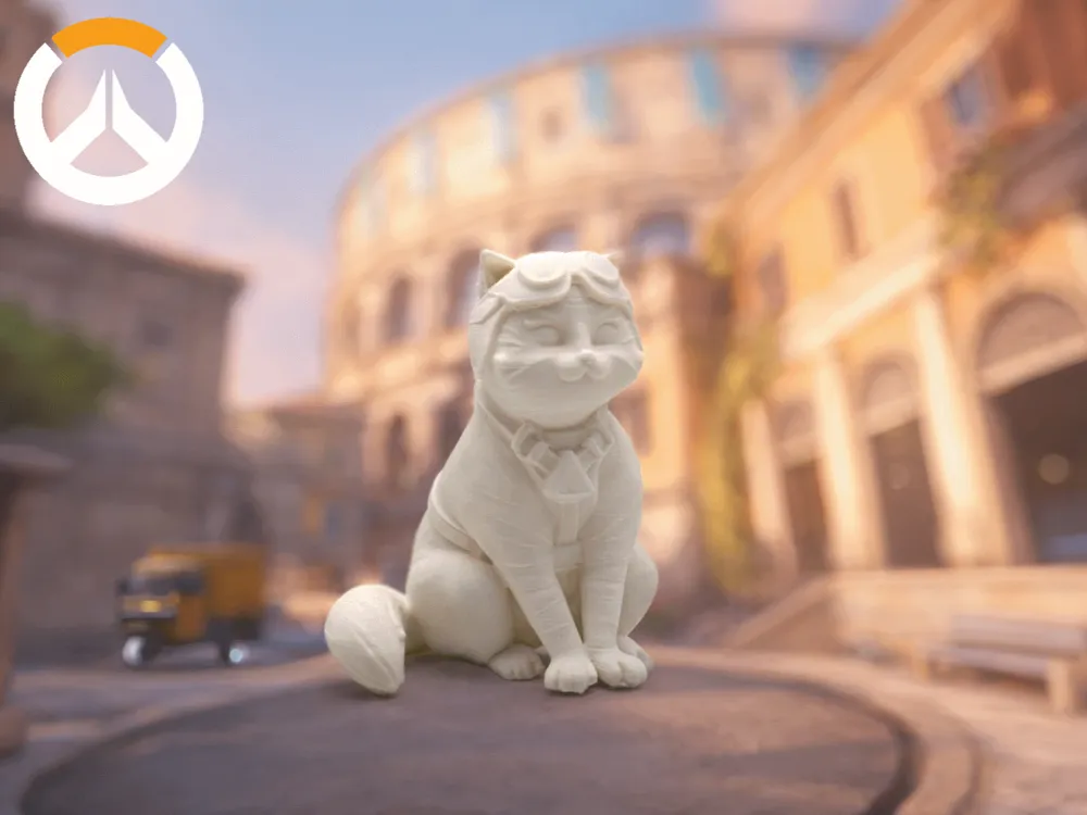 Overwatch Cat Figure